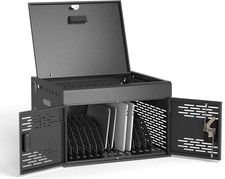 16-Unit Charging Cabinet for Laptops & Tablets Up to 15.6