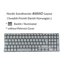 NE Nordic Keyboard For HP EliteBook 460 G11, 465 G11, 660 G11, 665 G11, Backlit picture