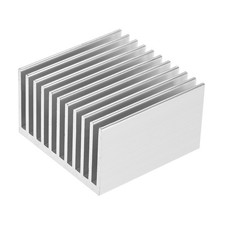 Electronics Cooler Heatsink for LED and Power Silver 50 x 50 x 30 mm picture
