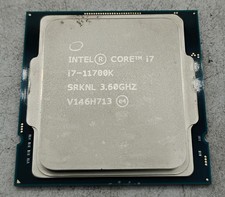 INTEL CORE I7-11700K SRKNL 3.60GHz (5.00GHz W/ TURBO) LGA1200 PROCESSOR #156491# picture