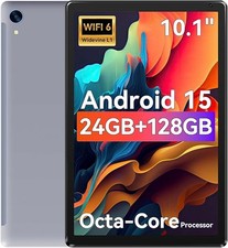10.1 inch Android 15 Tablets HD Touchscreen Octa-Core 24GB+128GB Dual Camera US picture