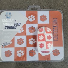 Clemson university Tigers Wireless Mouse Mousepad Set SOAR NCAA Tech For Fans picture