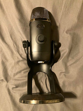 Blue Yeti USB Condenser Microphone - Mute Button Headphone Jack Desktop Stand picture