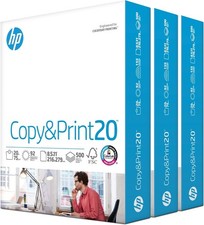 3-Reams HP Office20 Printer Paper White Letter Size 8.5