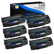 6PK Q7553A Toner Cartridge for HP 53A LaserJet P2015 P2014 M2727nf M2727nfs MFP picture