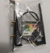 Ubit Ax Wifi 6 Card Dual Band 160 MHz 5G:2400 Mbps AX200 - BT5.1 OPEN BOX  picture