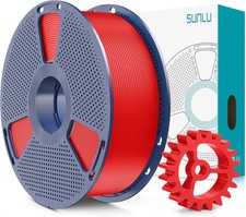 SUNLU PLA+2.0 3D Printer Filament, Red, 1KG picture