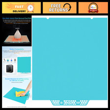 3D Printer Build Plate 310x315MM Double-Sided Textured Heated Bed Upgrade, Easy picture