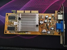 ASUS V8170 Magic NVIDIA GeForce4 MX440-SE 64MB DDR AGP VGA Graphics Card Retro picture