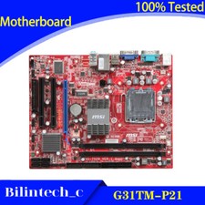 FOR MSI G31TM-P21 Motherboard Supports DDR2 MS-7529 8G G31 LGA775 VGA Intel picture