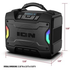 ION TAILGATER TD BT RUGGED SPEAKER RECHARGABLE BLK picture