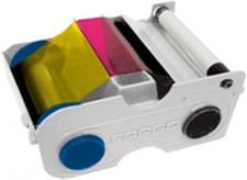 Fargo DTC1000 Ymcko Ribbon Cartridge W/Cleaning Roller - 45000 picture