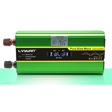 F-3000P 3000 Watt Pure Sine Wave Power Inverter 12V to 110V DC to AC w picture