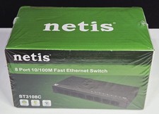 NETIS ST3108C 8-Port 10/100M Fast Ethernet Switch – Unused Sealed Box picture