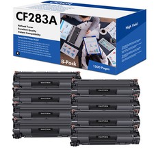 8 PACK CF283A Toner Compatible with HP LaserJet MFP M127fp M127fn M125nw M225dw picture