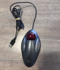 Logitech Ambidextrous Trackman Marble Mouse USB T-BC21 Trackball picture