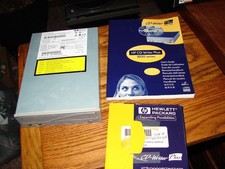 Vintage NOS Hewlett Packard HP-CD-Writer Plus 8100 Series W/Box & User Guides picture