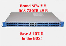 NEW ARISTA Network Switch B2F Airflow 48-Port 1GE & 6-10GE SFP+ Uplinks w/rails picture