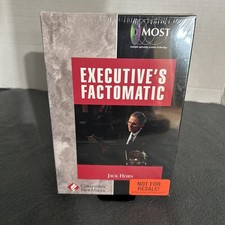 Executive's Factomatic Compton's NewMedia BIG BOX CD-ROM NEW SEALED DOS Windows picture