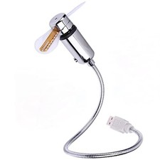 Sokelinn-six USB LED Fan,Mini Portable USB Powered Flexible Cooling Fan with 1 picture