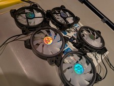 Lot 3 COUGAR WH120-S ARGB RGB Computer Case PC  Fans  4 Pin  PC Cool Fan 120mm picture