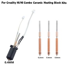 Ceramic Heating Block Hotend Kit Hardened Steel Nozzle For Creality Hi/Hi Combo picture