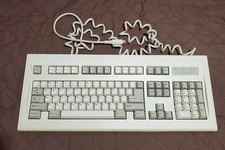 Vintage CompuAdd / Mitsumi AT / XT PC Keyboard Model KPQ-E99YC picture