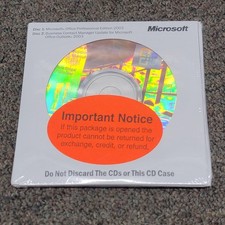 Vintage Microsoft Office Pro 2003 With BCM CD Suite X11-12332 Windows 8 picture