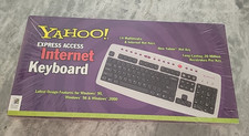 NIP Vintage Yahoo Express Access Internet Keyboard NOS Deadstock 24205 Windows picture