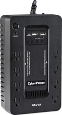 CyberPower 650VA 8-Outlet Battery Back-Up System 360W with USB  SX650U picture