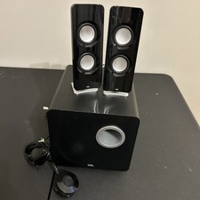 Cyber Acoustics PC Speakers Desktop Wired 2.1 5.25” Subwoofer CA-3610 Gaming picture