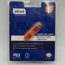 USB Flash Drive Micro SD Reader Adapter Transfer Ativa Windows Mac - New picture