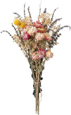 Pink Dried Flowers Bouquet Set Rustic Boho Flowers picture