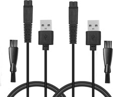 USB Charger Cable Compatible with Freebird Head Shaver, 5V 1A Electric Black  picture