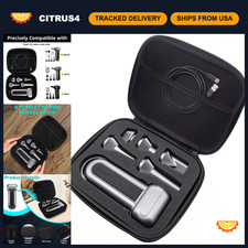 Hard Case for Electric Air Duster with Custom Sponge Insert & 5 Nozzles - Black picture