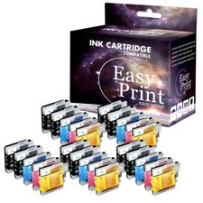25PK LC61 Ink Cartridge fits Brother DCP-395CN DCP-585CW MFC-295CN MFC-490CW picture