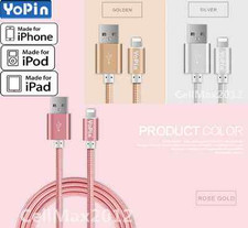 Heavy Duty Braided Sync Charger USB Cable Cord for iPhone iPad pro mini air picture