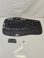 Logitech K350 Comfort Wave Wireless Keyboard with USB dongle tested Excellent picture