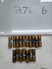 LOT OF 17 - BUSSMAN FUSTRON FRN-R-25 TIME DELAY FUSE NEW OLD STOCK NOS picture