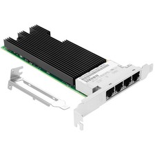 PCIe Ethernet Network Card for Intel X710-T4 XL710BM1 Chipset PCIe 3.0 X8 10Gb 4 picture