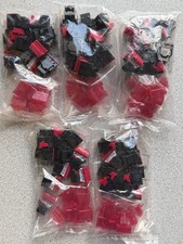 NEW LOT 50 Pack ICC CAT6 RJ45 Network Connector EZ Style Module IC107L6RBK Black picture