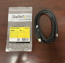 StarTech.com USB 2.0 Cables 10ft/3m Cable A to B M/M USB 2HAB10 NEW picture