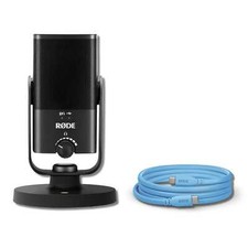 Rode NT-USB Mini Mic + SC17-Blue USB-C to USB-C Cable (5') for Podcasting picture