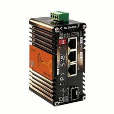 Throncom 1 SFP 3 RJ45 Switch with Mobile APP and PC Web Smart AI Switch picture
