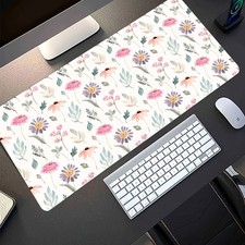 1pc Oversized Gaming Mouse Pad Compatible for Computer, Desk with Edge Design, picture