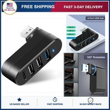 VIENON 4-Port USB 3.0 Hub Rotatable 90/180° Splitter with USB-C PD-in picture
