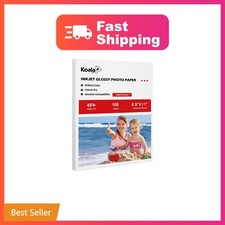Koala Glossy Inkjet Photo Paper 8.5X11 Inches 48lb 100 Sheets | Glossy Photog... picture