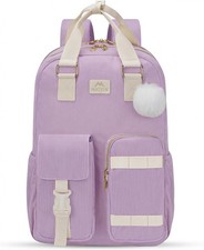 MATEIN Laptop Corduroy Backpack Fits 15.6 In Computer College TSA Approved New picture