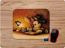 MICKEY MOUSE CLASSIC ART CUSTOM MOUSEPAD DESK MAT HOME OFFICE SCHOOL DISNEY GIFT picture