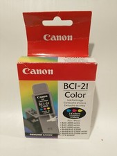 Canon BC-21 Color Ink Cartridge 0955A003 Genuine New Sealed Box picture